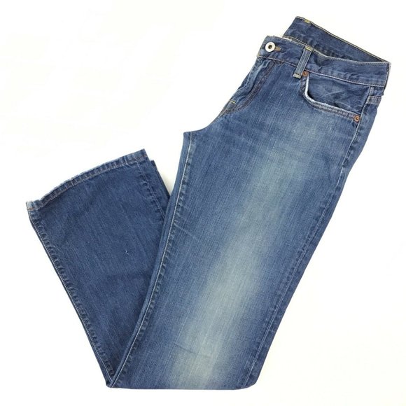 Vintage Women/'s Blue Jeans Light Blue Lucky Brand Dungarees Boyfriend Jeans